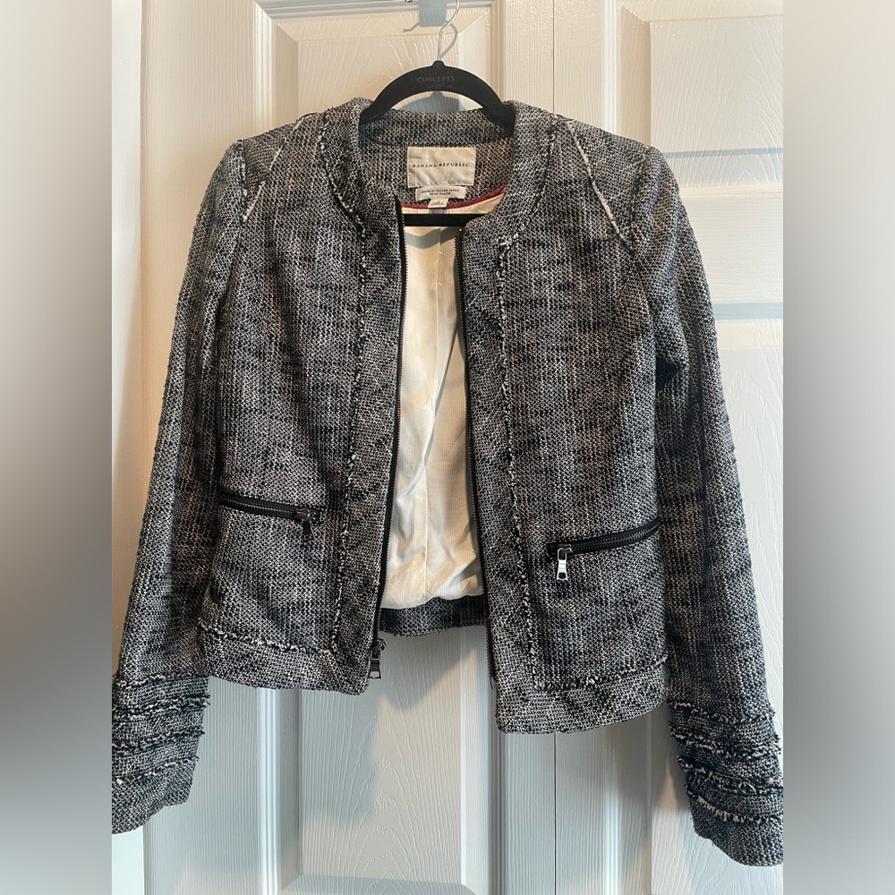 Banana Republic Tweed Jacket Blazer